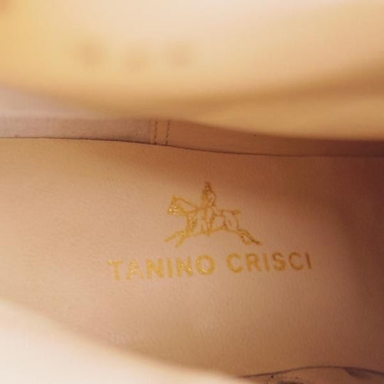 未使用★(伊)タニノクリスチー(レディース) SIZE 35.5【定価15万円以上★サイドジップブーツ】グレインレザー/黒/TANINO CRISCI★k866