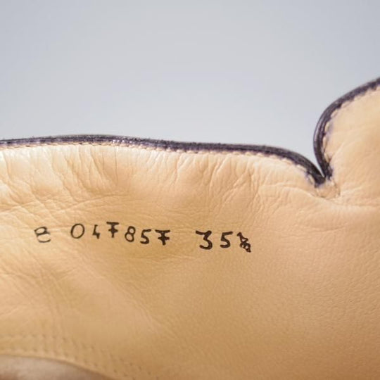 未使用★(伊)タニノクリスチー(レディース) SIZE 35.5【定価15万円以上★サイドジップブーツ】グレインレザー/黒/TANINO CRISCI★k866