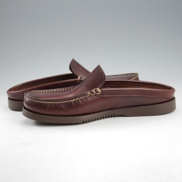 極美品★パラブーツ SIZE 5.5【定価￥34,100-★BAHAMAS/バハマ】ミュール/スリッポン/リスレザー/AMERICA/濃茶/メンズ/Paraboot★k868