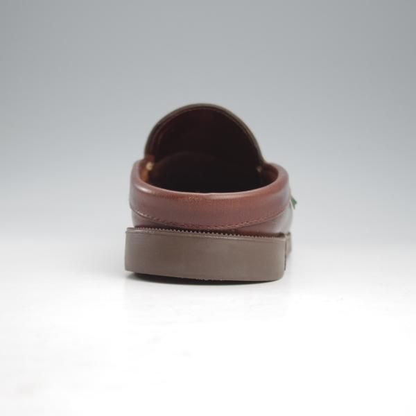 極美品★パラブーツ SIZE 5.5【定価￥34,100-★BAHAMAS/バハマ】ミュール/スリッポン/リスレザー/AMERICA/濃茶/メンズ/Paraboot★k868