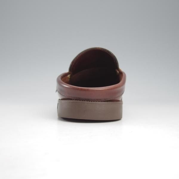 極美品★パラブーツ SIZE 5.5【定価￥34,100-★BAHAMAS/バハマ】ミュール/スリッポン/リスレザー/AMERICA/濃茶/メンズ/Paraboot★k868