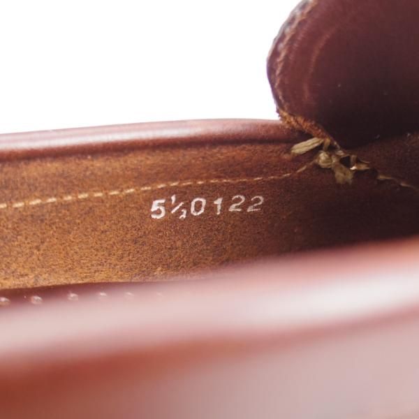 極美品★パラブーツ SIZE 5.5【定価￥34,100-★BAHAMAS/バハマ】ミュール/スリッポン/リスレザー/AMERICA/濃茶/メンズ/Paraboot★k868