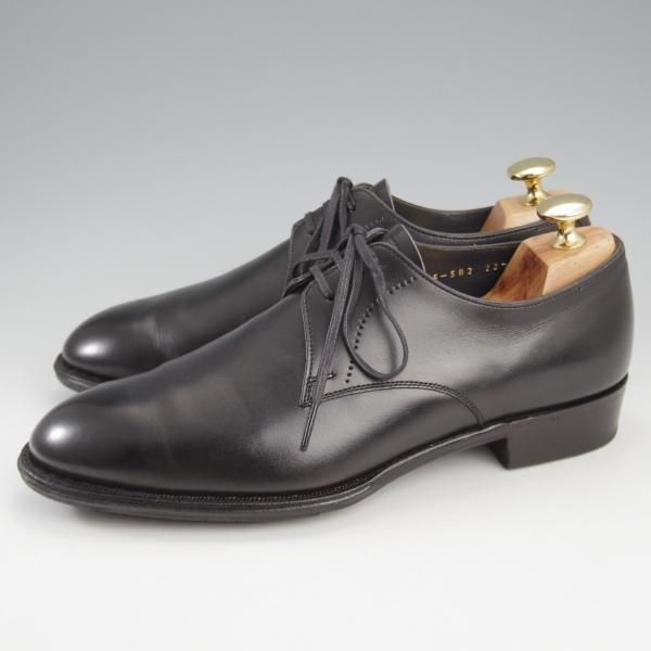 美品★OTSUKA+ M-5/オーツカ SIZE 23.5【定価￥88,000-★Vフロント/M5-502】プレーントゥ/カーフ/黒/メンズ★k869