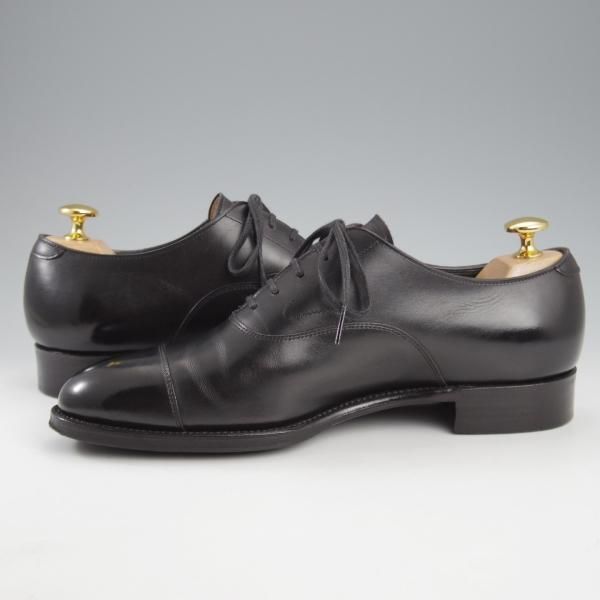 極美品★三陽山長 SIZE 6【定価￥91,300-★友二郎/R2010ラスト】ストレートチップ/カーフ/黒/メンズ/TOMOJIRO/Sanyo Yamacho★k871