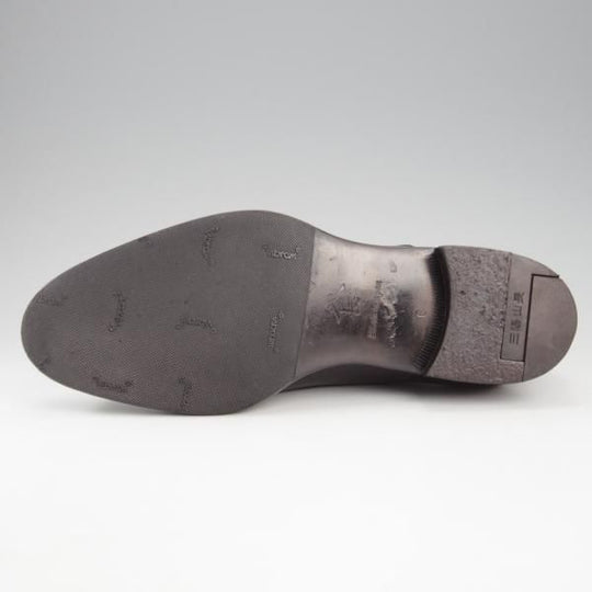 極美品★三陽山長 SIZE 6【定価￥91,300-★友二郎/R2010ラスト】ストレートチップ/カーフ/黒/メンズ/TOMOJIRO/Sanyo Yamacho★k871