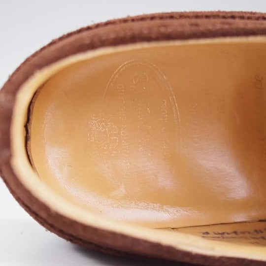 極上★チャーチ 70F/UK7【定価￥176,000-★ディプロマット/DIPLOMAT】173ラスト/セミブローグ/スエード/濃茶/メンズ/Church's★k873