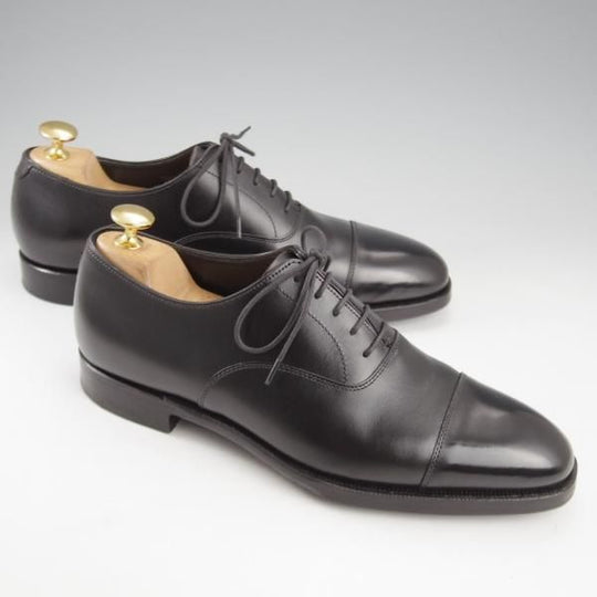 美品★クロケット&ジョーンズ 5D【定価￥132,000-★AUDLEY/オードリー】ハンドグレードライン/337ラスト/カーフ/黒/Crockett&Jones★k874