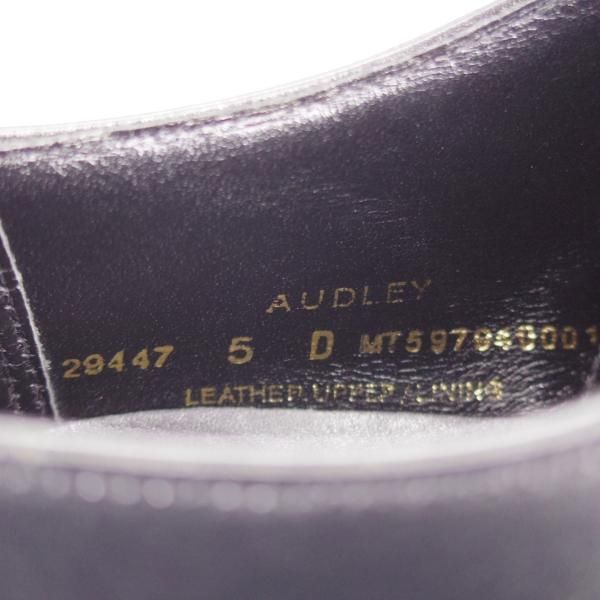 美品★クロケット&ジョーンズ 5D【定価￥132,000-★AUDLEY/オードリー】ハンドグレードライン/337ラスト/カーフ/黒/Crockett&Jones★k874