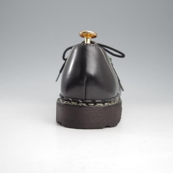極美品★パラブーツ SIZE 39【定価￥96,800-★MORZINE/モジーン】チロリアンシューズ/リスレザー/NOIR/黒/メンズ/Paraboot★k875