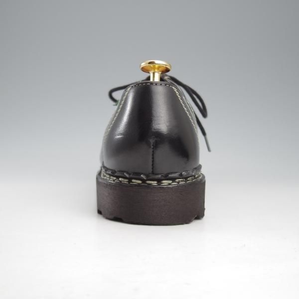 極美品★パラブーツ SIZE 39【定価￥96,800-★MORZINE/モジーン】チロリアンシューズ/リスレザー/NOIR/黒/メンズ/Paraboot★k875