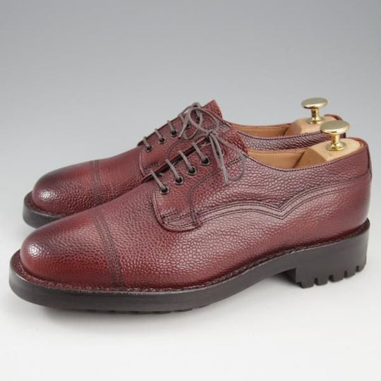 極美品★(英)チーニー 6F【定価￥93,500-★ケンゴン/CAIRNGORM 2C/ヴェルトショーン製法】ストレートチップ/赤茶/メンズ/CHEANEY★k876