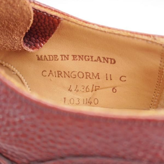 極美品★(英)チーニー 6F【定価￥93,500-★ケンゴン/CAIRNGORM 2C/ヴェルトショーン製法】ストレートチップ/赤茶/メンズ/CHEANEY★k876