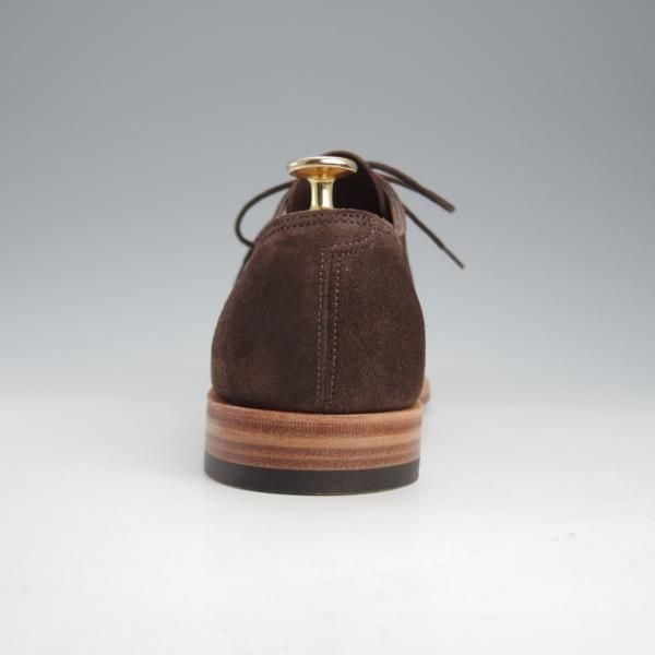 未使用★ジョンロブ 6.5E【★リース/LEITH/8695ラスト/TENSILE】Vフロント/プレーントゥ/スエード/濃茶/メンズ/JOHN LOBB★k878