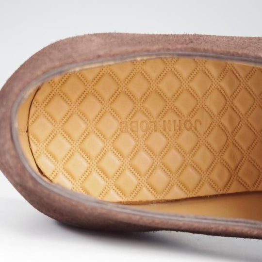 未使用★ジョンロブ 6.5E【★リース/LEITH/8695ラスト/TENSILE】Vフロント/プレーントゥ/スエード/濃茶/メンズ/JOHN LOBB★k878