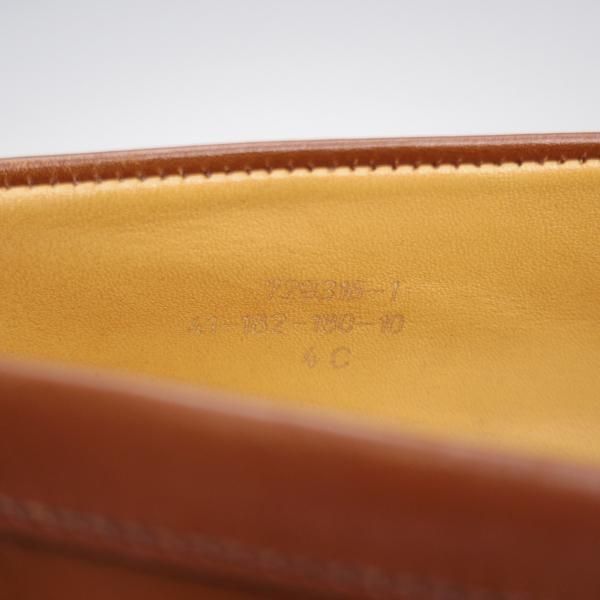 美品★J.M.ウエストン 4C【現行定価￥137,500-★180/純正シューツリー付き】コインローファー/41ラスト/茶/タン/Weston/ウェストン★k880