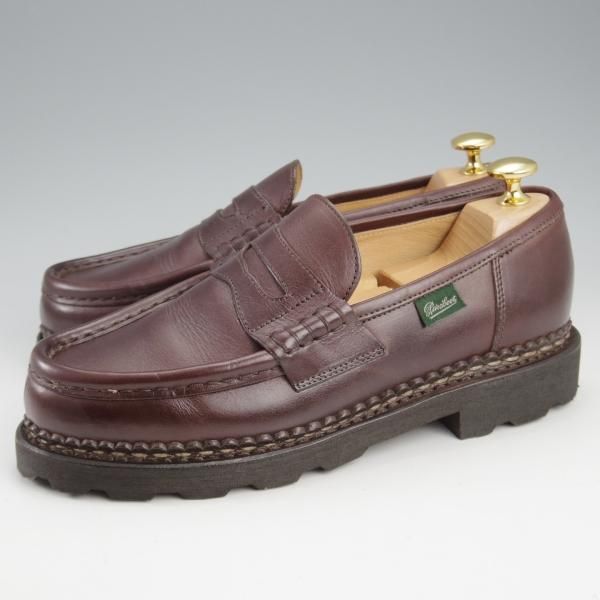 値下げ！【美品】パラブーツ　ランス　uk5 paraboot Paraboot】パラブーツ ランス コインローファー リスレザー
