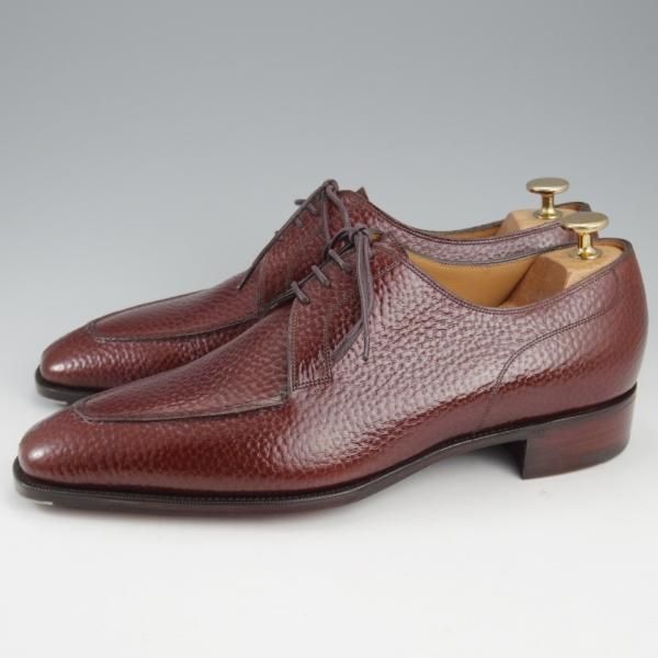 未使用★(英)ガジアーノ&ガーリング 8E【現行定価25万円程度★スキンステッチ/HOVE】TG73ラスト/Uチップ/茶/GAZIANO&GIRLING★k883