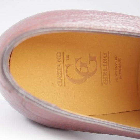 未使用★(英)ガジアーノ&ガーリング 8E【現行定価25万円程度★スキンステッチ/HOVE】TG73ラスト/Uチップ/茶/GAZIANO&GIRLING★k883