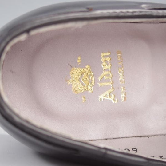 極美品★オールデン 5.5D【定価￥182,600-★コードバン仕様/タッセルローファー】664/アバディーンラスト/黒/メンズ/ALDEN★k885