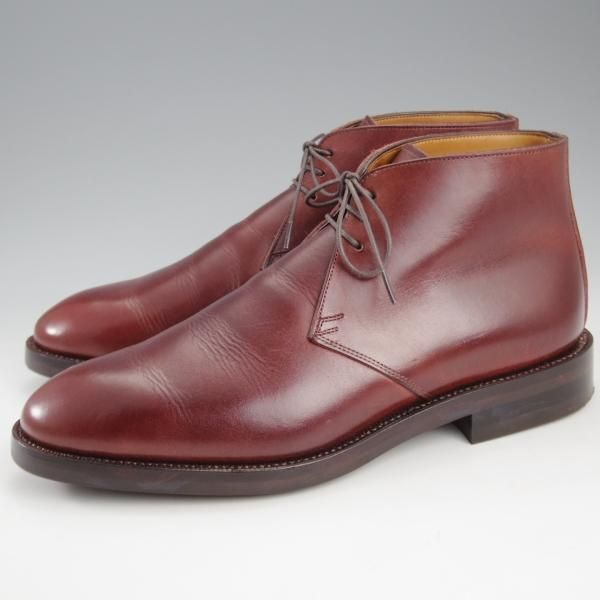 極美品★(金沢)KOKON/ココン SIZE 7【合計オーダー価格￥103,400-★チャッカブーツ/410】KO-1ラスト/オイルドレザー/赤茶/メンズ★k900