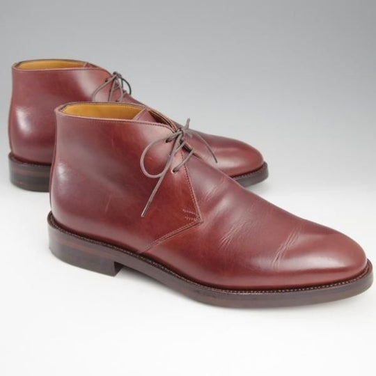 極美品★(金沢)KOKON/ココン SIZE 7【合計オーダー価格￥103,400-★チャッカブーツ/410】KO-1ラスト/オイルドレザー/赤茶/メンズ★k900