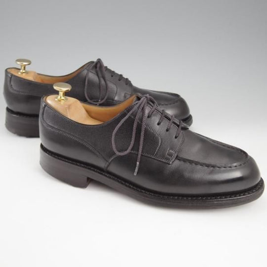 極上★J.M.ウエストン 6D【現行定価￥165,000-★ロシアンカーフ仕様/ゴルフ/GOLF】641/31ラスト/Uチップ/黒/Weston/ウェストン★k901