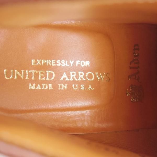 ★オールデン 6D【貴重★マホガニー色/コードバン/1358】ユナイテッドアローズ別注/チャッカブーツ/バリーラスト/茶/メンズ/ALDEN★k905