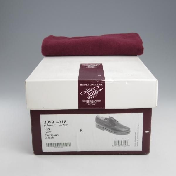 極美品★(独)ハインリッヒ・ディンケラッカー SIZE 8【モデル定価￥193,600-★コードバン仕様/RIO/リオ】Heinrich Dinkelacker★k907