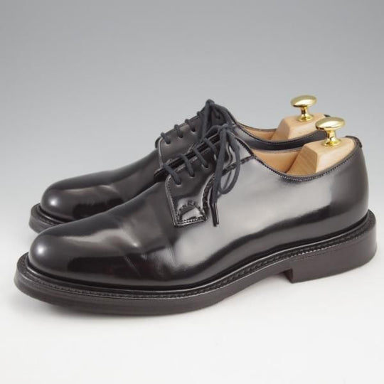 極上★チャーチ 55F/UK5.5【定価￥181,500-★シャノン/SHANNON】103ラスト/プレーントゥ/黒/メンズ/Church's★k914