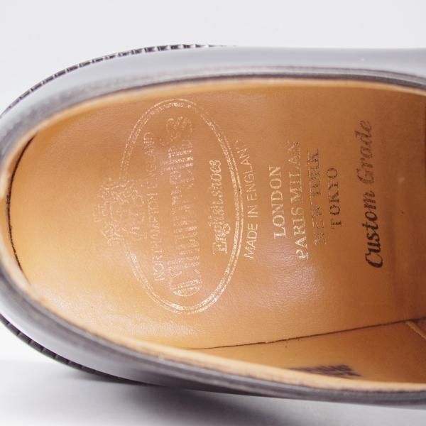 極上★チャーチ 55F/UK5.5【定価￥181,500-★シャノン/SHANNON】103ラスト/プレーントゥ/黒/メンズ/Church's★k914
