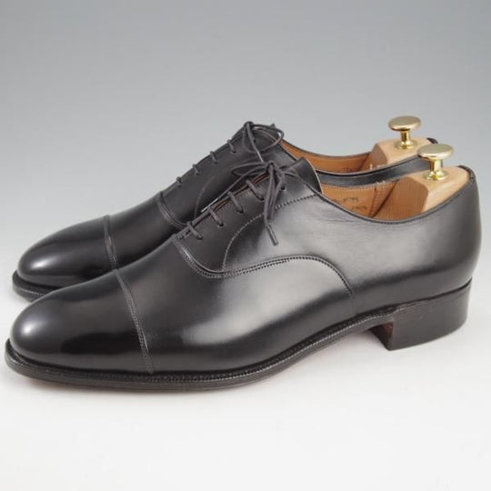 未使用★チャーチ 90F/UK9【貴重★旧チャーチ/73ラスト/CONSUL】コンサル/3都市ロゴ/ストレートチップ/カーフ/黒/メンズ/Church's★k916