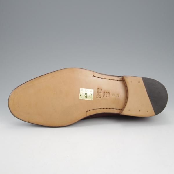未使用★(伊)タニノクリスチー SIZE 8【デッドストック品★モンクストラップ/茶】カーフ/メンズ/TANINO CRISCI★k919