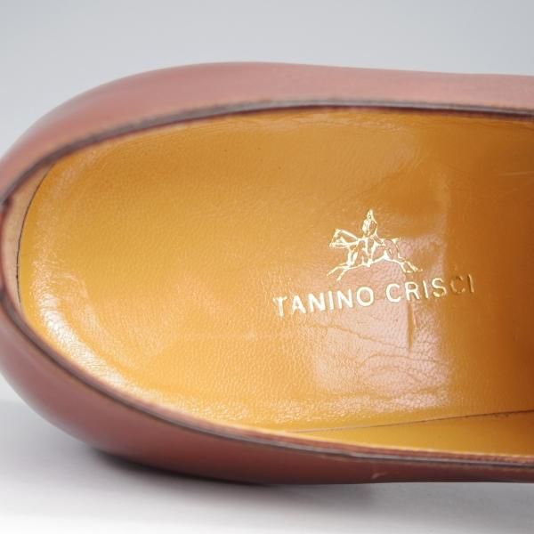 未使用★(伊)タニノクリスチー SIZE 8【デッドストック品★モンクストラップ/茶】カーフ/メンズ/TANINO CRISCI★k919
