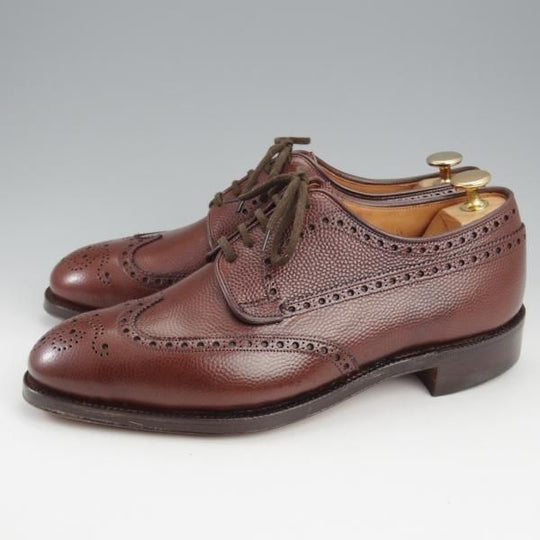 未使用★チャーチ 70E/UK7【旧チャーチ★デッドストック品/CHILTERN/149ラスト】3都市ロゴ/チルターン/フルブローグ/濃茶/Church's★k920