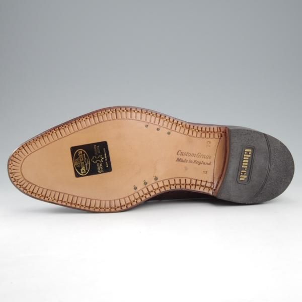 未使用★チャーチ 70E/UK7【旧チャーチ★デッドストック品/CHILTERN/149ラスト】3都市ロゴ/チルターン/フルブローグ/濃茶/Church's★k920