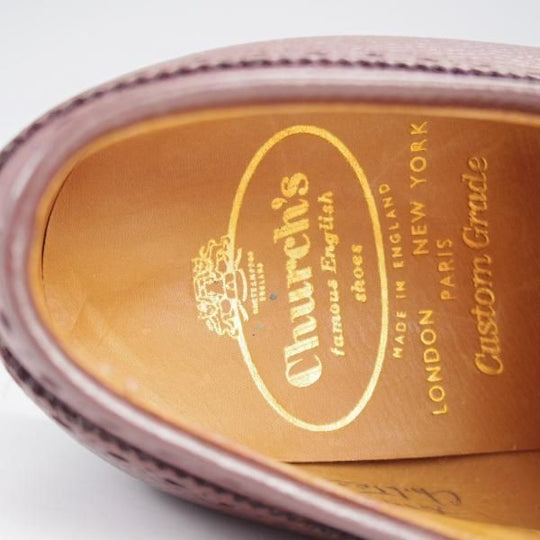 未使用★チャーチ 70E/UK7【旧チャーチ★デッドストック品/CHILTERN/149ラスト】3都市ロゴ/チルターン/フルブローグ/濃茶/Church's★k920