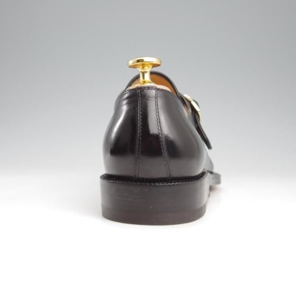 未使用★(伊)タニノクリスチー SIZE 5【デッドストック品★モンクストラップ/黒】カーフ/メンズ/TANINO CRISCI★k921