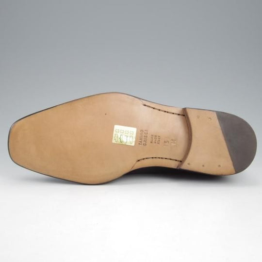 未使用★(伊)タニノクリスチー SIZE 5【デッドストック品★モンクストラップ/黒】カーフ/メンズ/TANINO CRISCI★k921