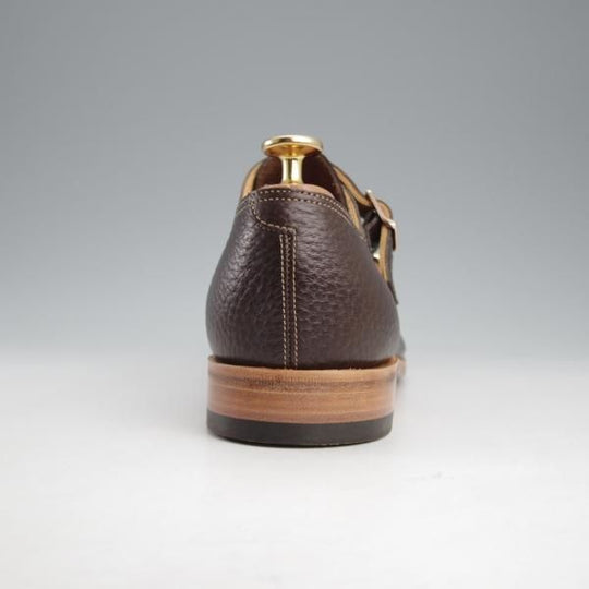 未使用★ジョンロブ 6E【定価￥224,400-★WILLIAM/ウィリアム/TENSILE】9795ラスト/ダブルモンク/シボ革/濃茶/JOHN LOBB★k922