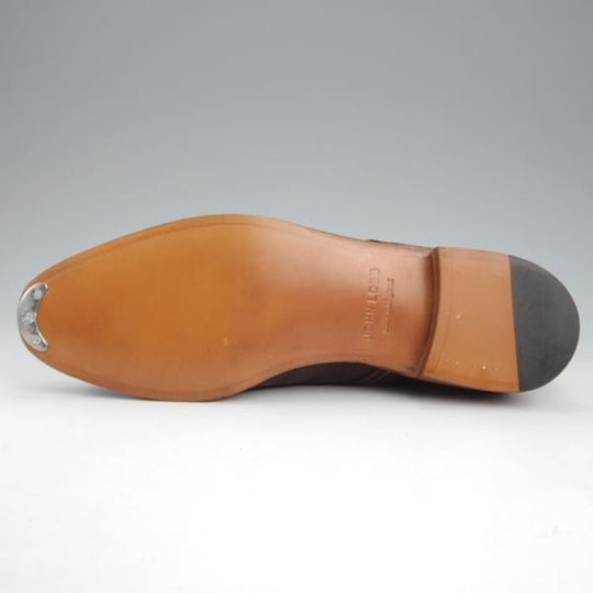 未使用★ジョンロブ 6E【定価￥224,400-★WILLIAM/ウィリアム/TENSILE】9795ラスト/ダブルモンク/シボ革/濃茶/JOHN LOBB★k922