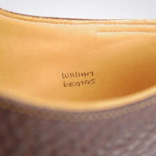 未使用★ジョンロブ 6E【定価￥224,400-★WILLIAM/ウィリアム/TENSILE】9795ラスト/ダブルモンク/シボ革/濃茶/JOHN LOBB★k922