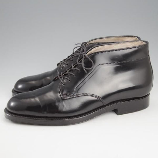 未使用★オールデン 7.5D【コードバン仕様★(オランダ)FRANS BOONE別注/６アイレットチャッカブーツ】86750/バリーラスト/黒/ALDEN★k923