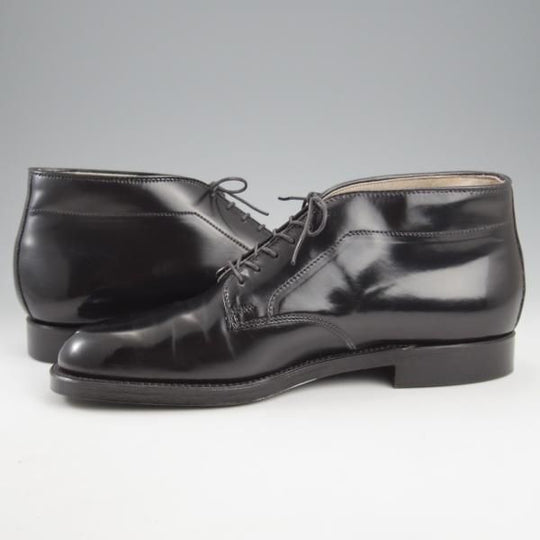 未使用★オールデン 7.5D【コードバン仕様★(オランダ)FRANS BOONE別注/６アイレットチャッカブーツ】86750/バリーラスト/黒/ALDEN★k923