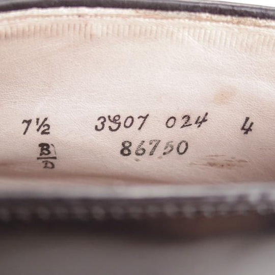 未使用★オールデン 7.5D【コードバン仕様★(オランダ)FRANS BOONE別注/６アイレットチャッカブーツ】86750/バリーラスト/黒/ALDEN★k923