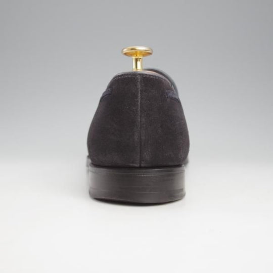 極上★クロケット&ジョーンズ 8.5E【定価￥99,000-★CAVENDISH 3/キャベンディッシュ】タッセルローファー/紺/Crockett&Jones★k927