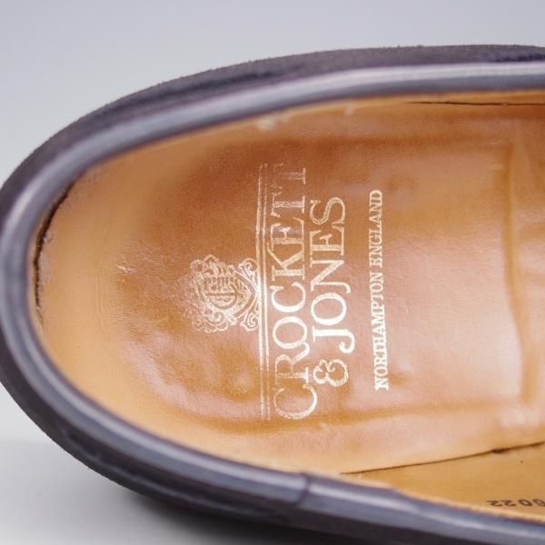 極上★クロケット&ジョーンズ 8.5E【定価￥99,000-★CAVENDISH 3/キャベンディッシュ】タッセルローファー/紺/Crockett&Jones★k927