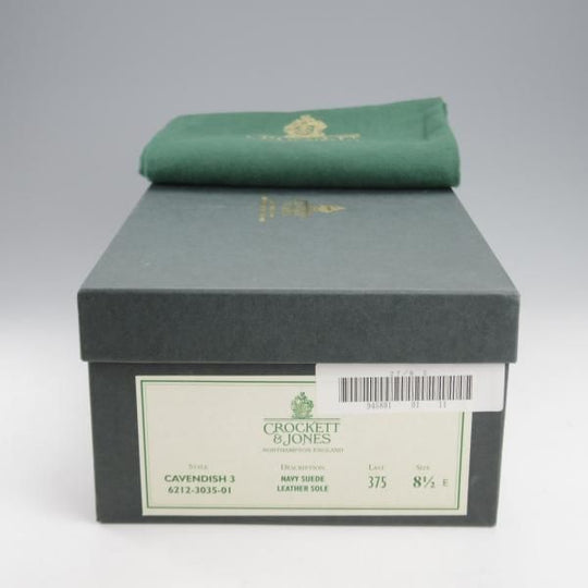 極上★クロケット&ジョーンズ 8.5E【定価￥99,000-★CAVENDISH 3/キャベンディッシュ】タッセルローファー/紺/Crockett&Jones★k927