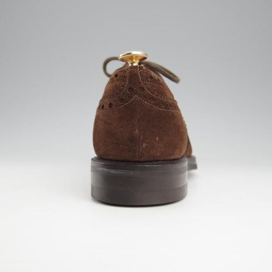 未使用★チャーチ 70F/UK7【デッドストック品★旧チャーチ/73ラスト/ダイナイトソール仕様】フルブローグ/スエード/濃茶/Church's★k931