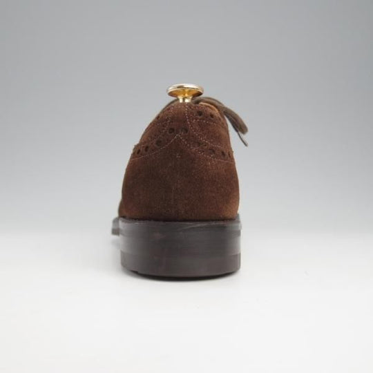 未使用★チャーチ 70F/UK7【デッドストック品★旧チャーチ/73ラスト/ダイナイトソール仕様】フルブローグ/スエード/濃茶/Church's★k931