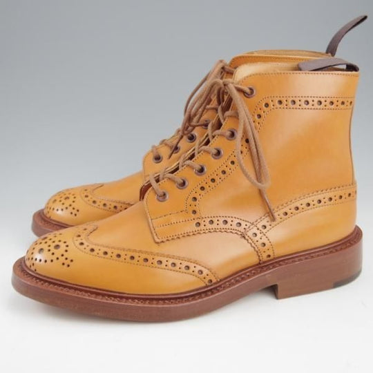 未使用★トリッカーズ SIZE 6.5【定価￥132,000-★STOW/エイコンアンティーク】5634/ストウ/カントリーブーツ/薄茶/Tricker's★k933